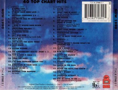 1990 Chart Hits
